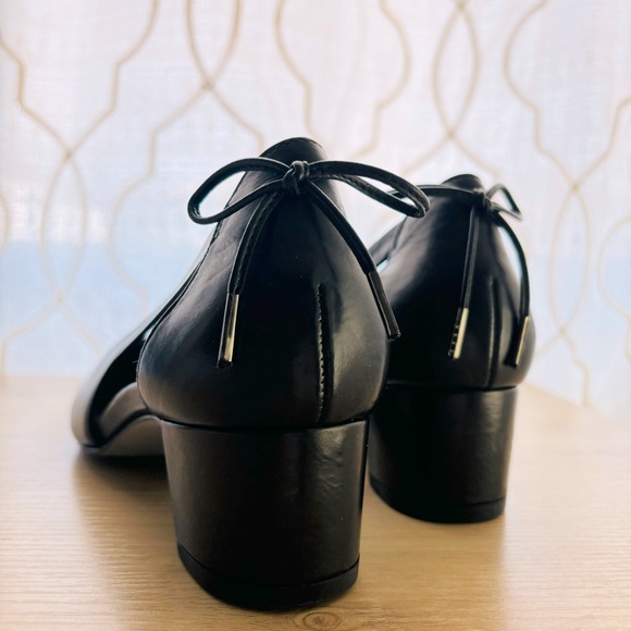 Paul Green Women’s Paulina Leather d'Orsay Block Heel Pumps Size 8 US / 5.5 UK - Picture 7 of 12